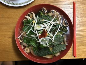 Pho at ChuMinh Tofu and Veggie Deli in Seattle