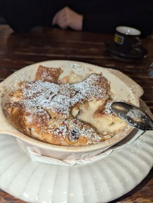 Umm Ali vegan house dessert  at Humus in Bolzano