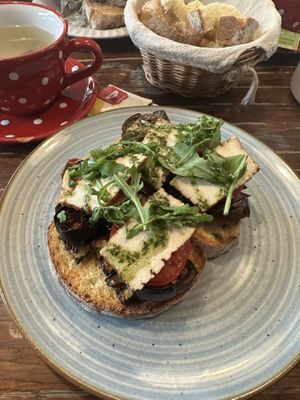 Del ortho sandwich with tofu  at Humus in Bolzano