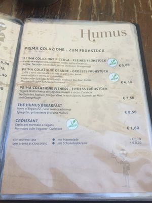 Breakfast at Humus in Bolzano