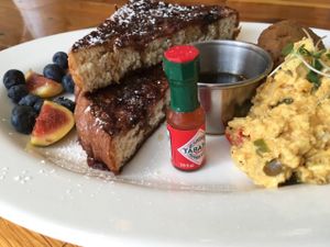 Vegan French Toast at Miss Rachel's Pantry in Philadelphia