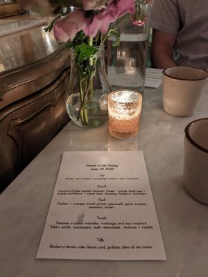 Menu at Miss Rachel's Pantry in Philadelphia