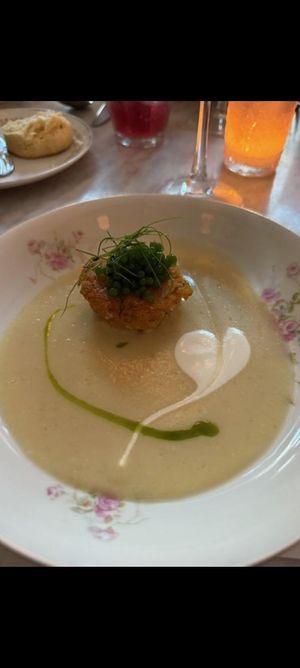 Hearts of palm cake chive oil dill caviar - extraordinary at Miss Rachel's Pantry in Philadelphia