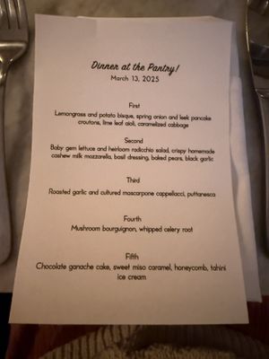 I ran out of picture room so I did not include pictures of this the items from this menu  at Miss Rachel's Pantry in Philadelphia