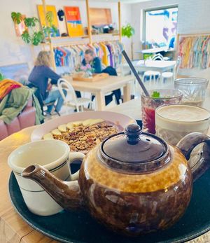 tea time at The Break Cafe in Thisted