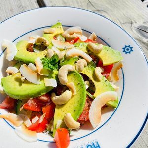 summer salad at The Break Cafe in Thisted