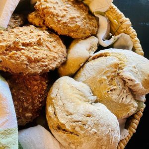 homemade breakfast buns at The Break Cafe in Thisted