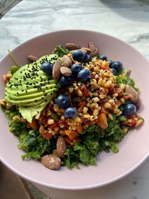 Kale salad   at The Break Cafe in Thisted