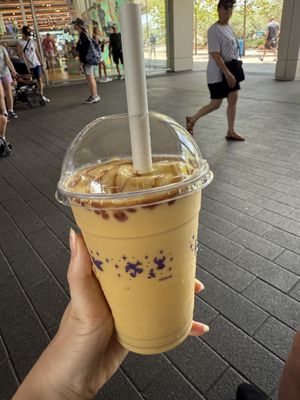 Mango coconut milk shake   at Walt Disney World - Connections Eatery in Lake Buena Vista