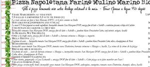 Pizzas (the last one is the vegan one) at The Village Terrazza in Paris