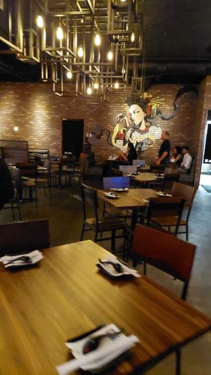 Interior at JINYA Ramen Bar in Arlington