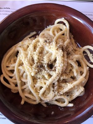 Cacio e pepe  at ArVolo Ristorante Pizzeria  in Rome