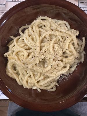 vegan cacio e pepe   at ArVolo Ristorante Pizzeria  in Rome