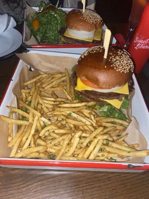 Vegan burger   at Sweet Liberty in Miami Beach