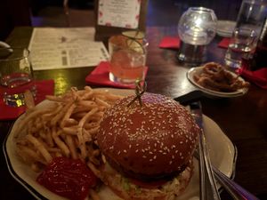 Vegan burger!  at Sweet Liberty in Miami Beach