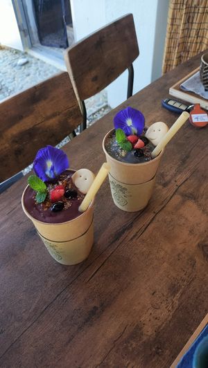 Smoothies at Neo Earth Cafe Smile Smoothie in Ishigaki