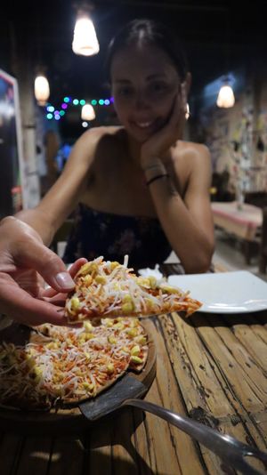 Vegan dessert pizza #Veganuary at Wathiyana in Bagua Grande