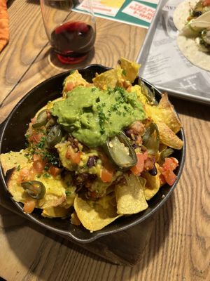 Vegan nachos  at The World Bar and Resturant in Queenstown