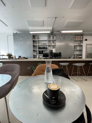 Bar and interior  at Dune in Rotterdam