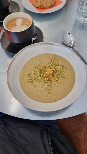 Sweet polenta at Dune in Rotterdam