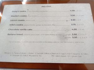 Sweets menu (Summer 2025) at Dune in Rotterdam