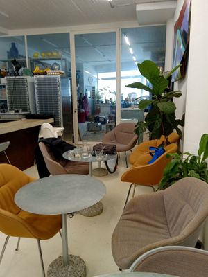 Inside the cafe (Summer 2025) at Dune in Rotterdam