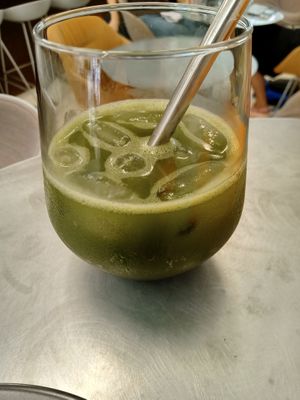 Matcha tonic (Summer 2025) at Dune in Rotterdam
