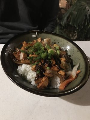 Tofu Miso Don  at Ashi Guesthouse & Cafe in Chiang Dao