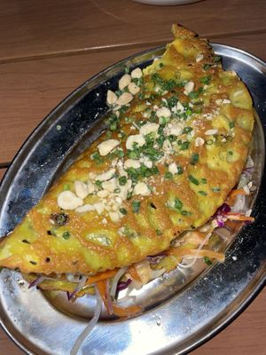 Banh xeo, so good  at Bam Pow in Port Douglas