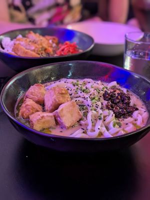 Noods with tofu at Bam Pow in Port Douglas