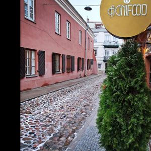 Your are welcome at the heart of Vilnius Old Town. IG @AgniFood_ #Veganuary at Agni Food in Vilnius