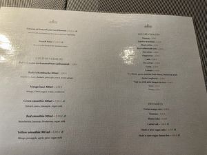 Food and drinks  at Agni Food in Vilnius