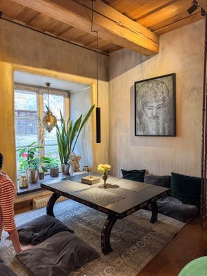 interior at Agni Food in Vilnius