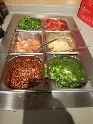 Self service at Marugame Udon in South East London