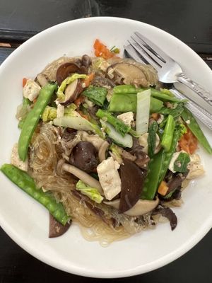 Pad thai?   at Kaun Im Yok Vegan Restaurant - H&H in Vang Vieng