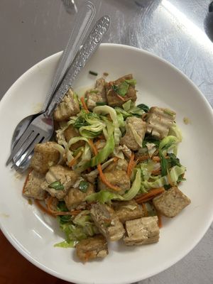 Tofu  at Kaun Im Yok Vegan Restaurant - H&H in Vang Vieng