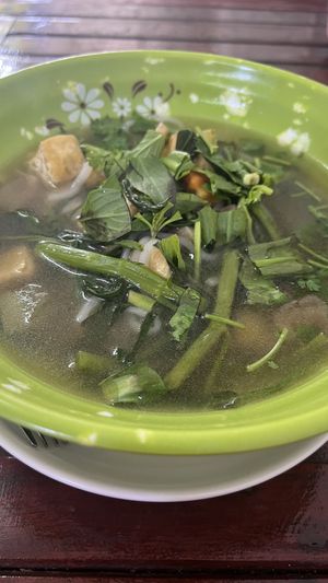 Pho  at Kaun Im Yok Vegan Restaurant - H&H in Vang Vieng