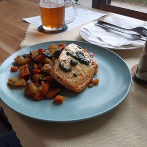 The same but with halloumi at Bistro na Botance in Brno