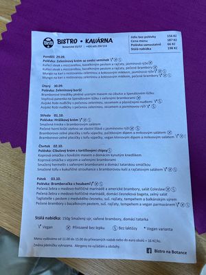   at Bistro na Botance in Brno