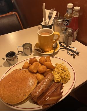 Vegan All American Breakfast  at The Breakfast Club - Soho on Berwick St in London