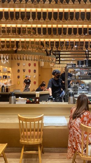 interior  at Mendokoro Ramenba in Taguig