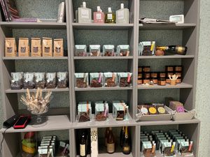 View of our boutique at MINA Handmade Chocolates in Sint-genesius-rode