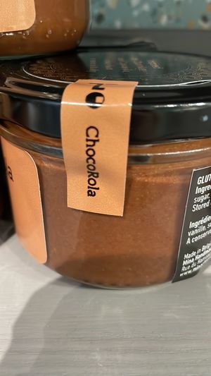 #chocolatehazelnutspread#lactosefree#noaddedfat#noaddedsugar. #silvermedal @internationaltasteawards2020 . This is our #ChocoRola  at MINA Handmade Chocolates in Sint-genesius-rode