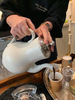   at MINA Handmade Chocolates in Sint-genesius-rode