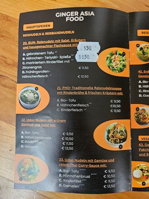  at Ginger Asian Food in Munich