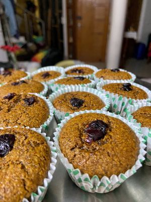 Muffins at Sid Vegan in Dehradun