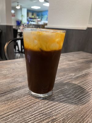 thai iced tea (vegan)   at Sipz Fusion Cafe - Clairemont Mesa in San Diego