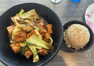 Thai Siamese with fried tofu   at Sipz Fusion Cafe - Clairemont Mesa in San Diego