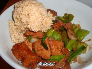 Mongolian style entree at Sipz Fusion Cafe - Clairemont Mesa in San Diego