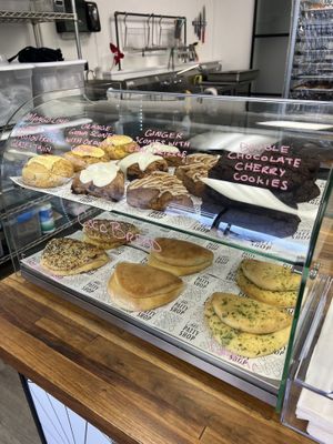 display case  at Likkle Patty Shop in Windsor Locks